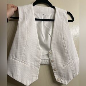 Timeless White Women's Vest